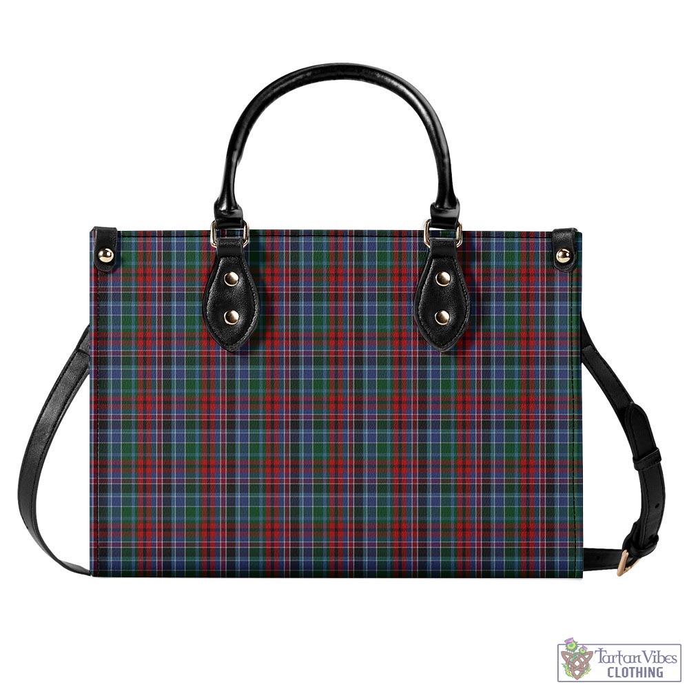 Tartan Vibes Clothing Gordon Red Tartan Luxury Leather Handbags