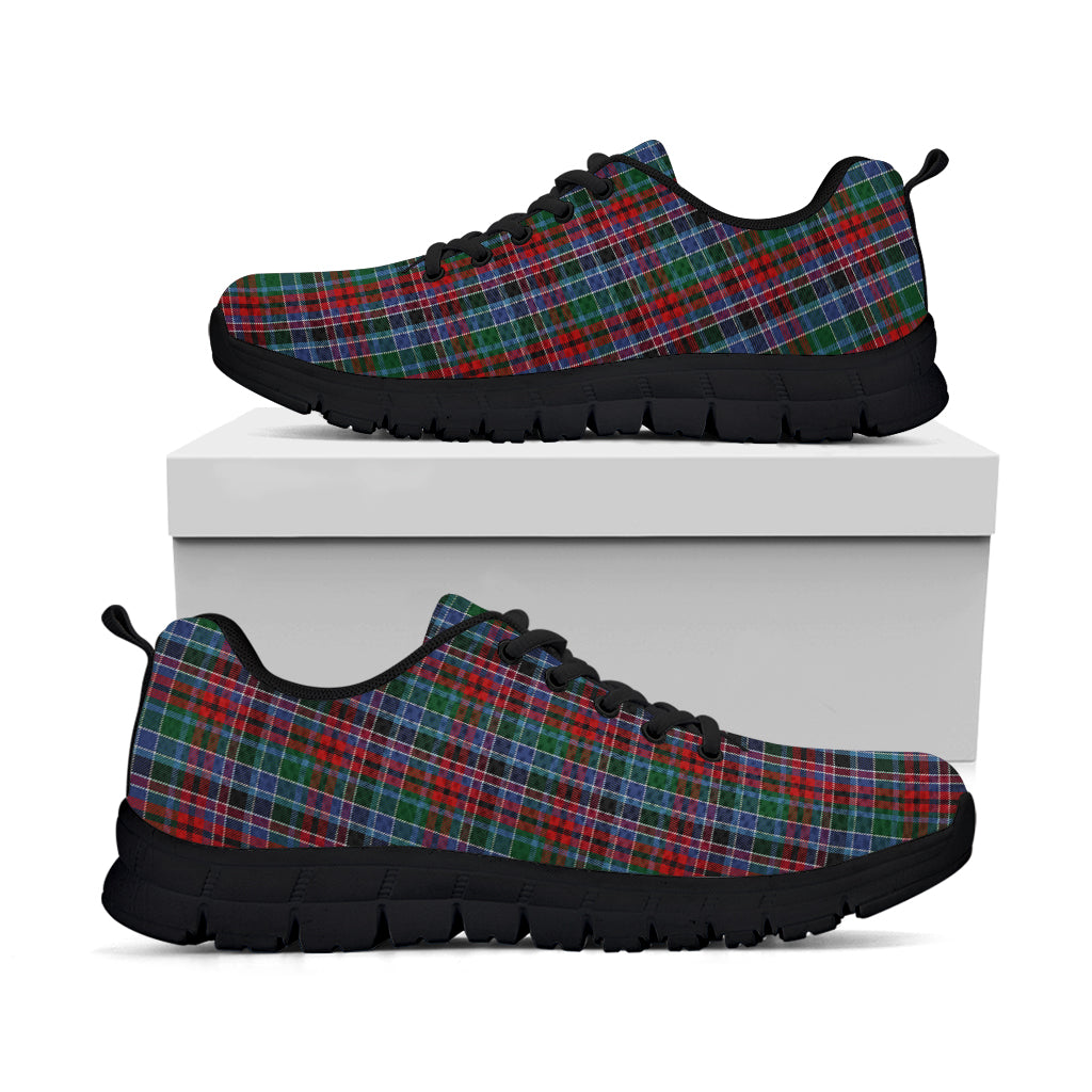 Gordon Red Tartan Sneakers Kid's Sneakers - Tartan Vibes Clothing