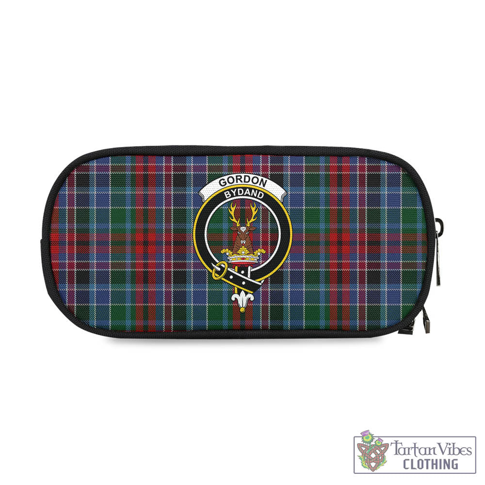 Tartan Vibes Clothing Gordon Red Tartan Pen and Pencil Case with Family Crest