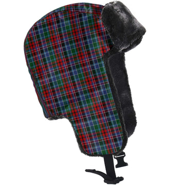 Gordon Red Tartan Winter Trapper Hat