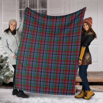 Gordon Red Tartan Blanket