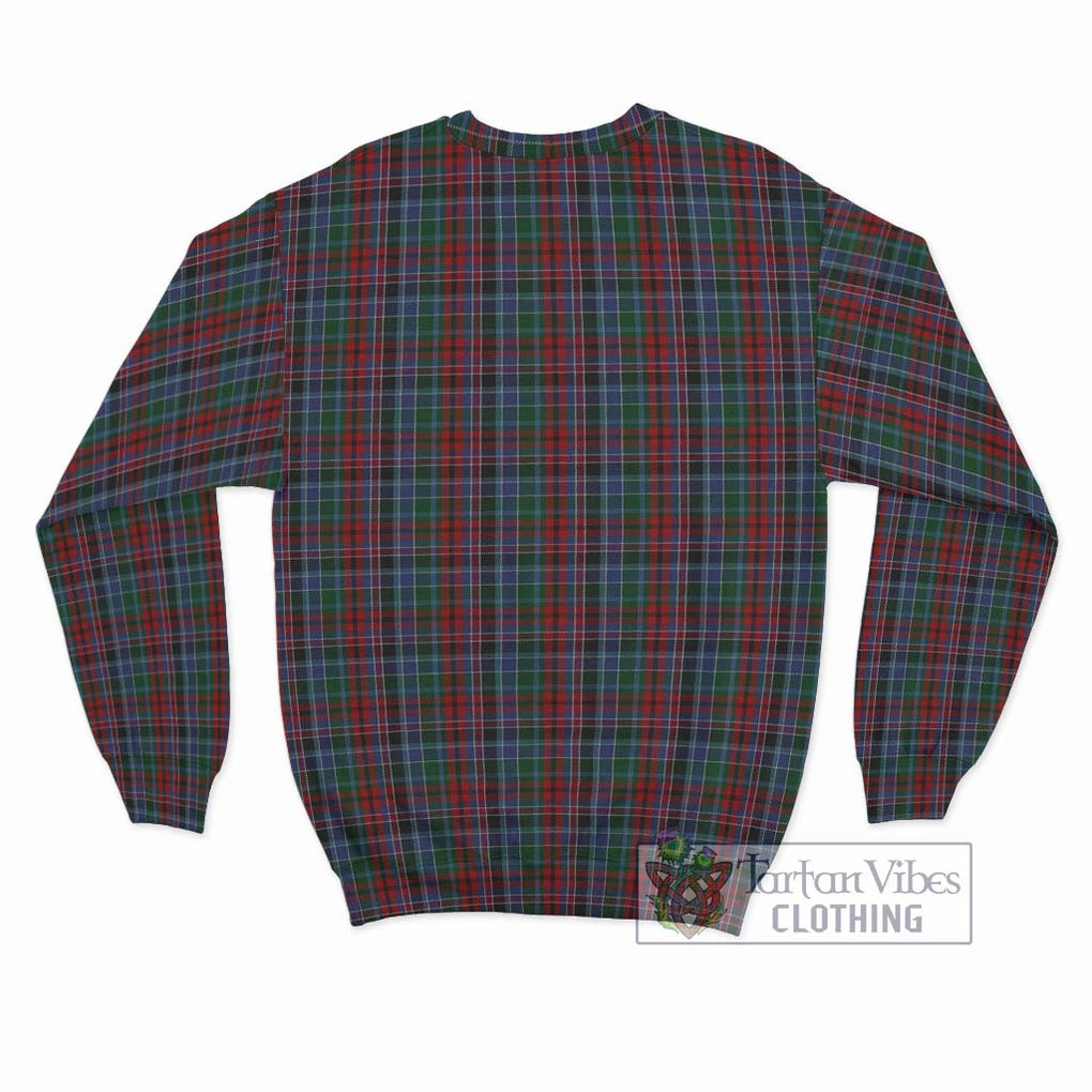 Gordon Red Tartan Sweatshirt with Family Crest DNA In Me Style - Tartanvibesclothing Shop