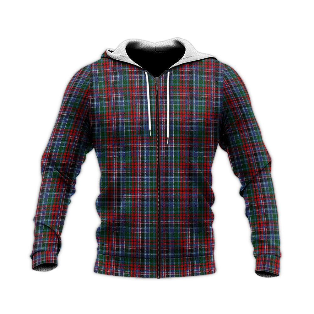 gordon-red-tartan-knitted-hoodie