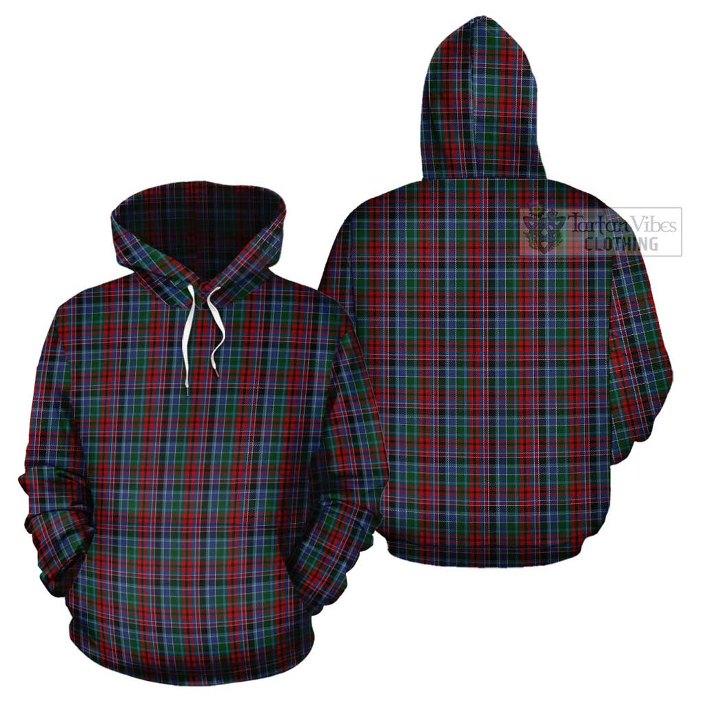 Gordon Red Tartan Cotton Hoodie Pullover Hoodie - Tartan Vibes Clothing