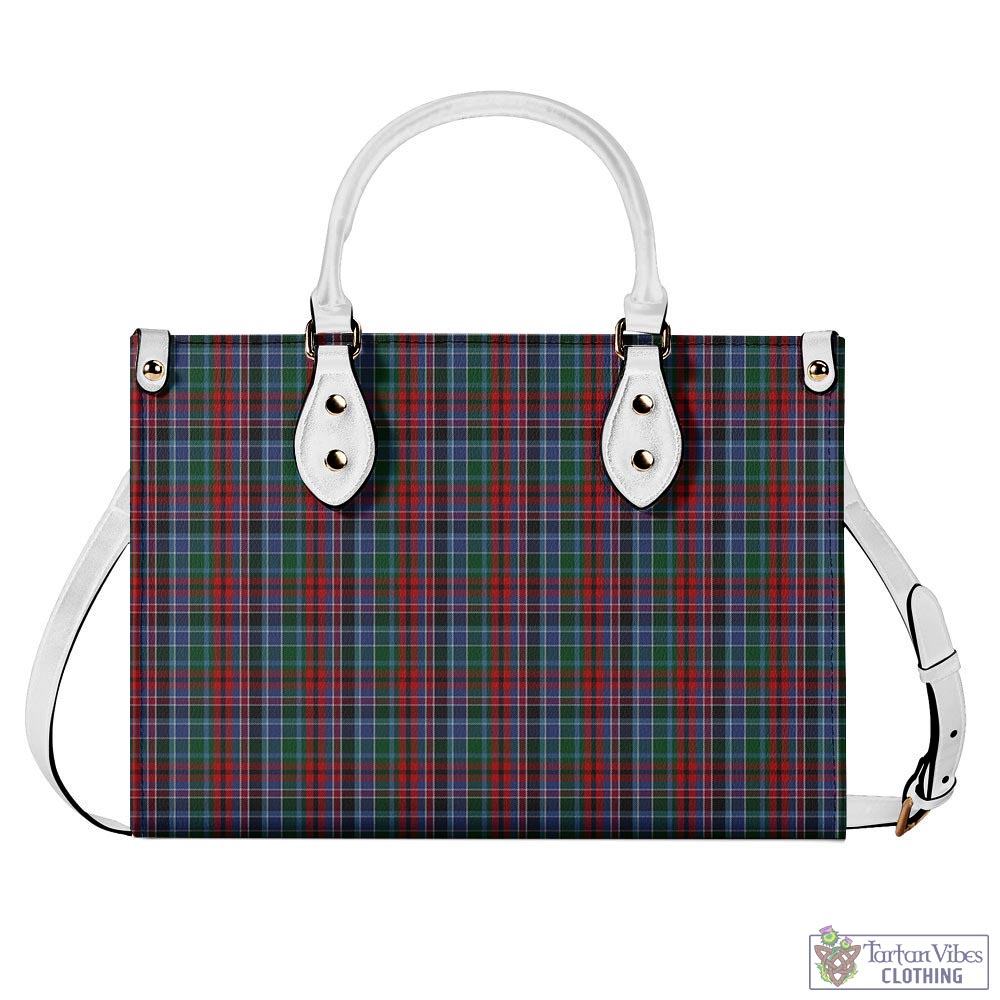 Tartan Vibes Clothing Gordon Red Tartan Luxury Leather Handbags