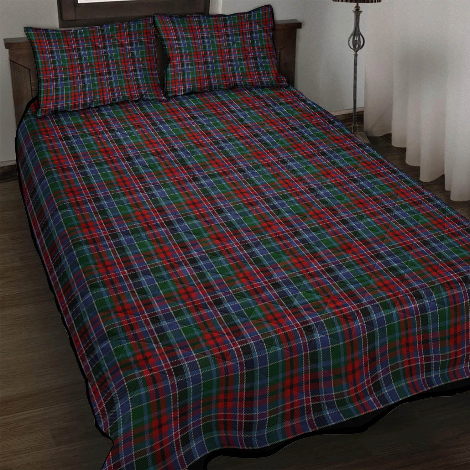 Gordon Red Tartan Quilt Bed Set - Tartan Vibes Clothing