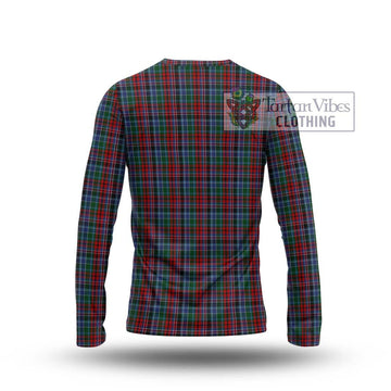 Gordon Red Tartan Long Sleeve T-Shirt with Family Crest DNA In Me Style