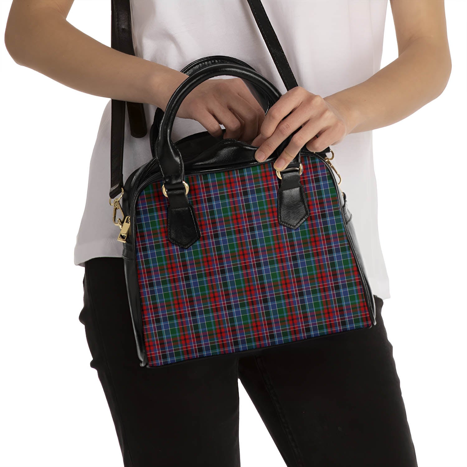 Gordon Red Tartan Shoulder Handbags - Tartanvibesclothing