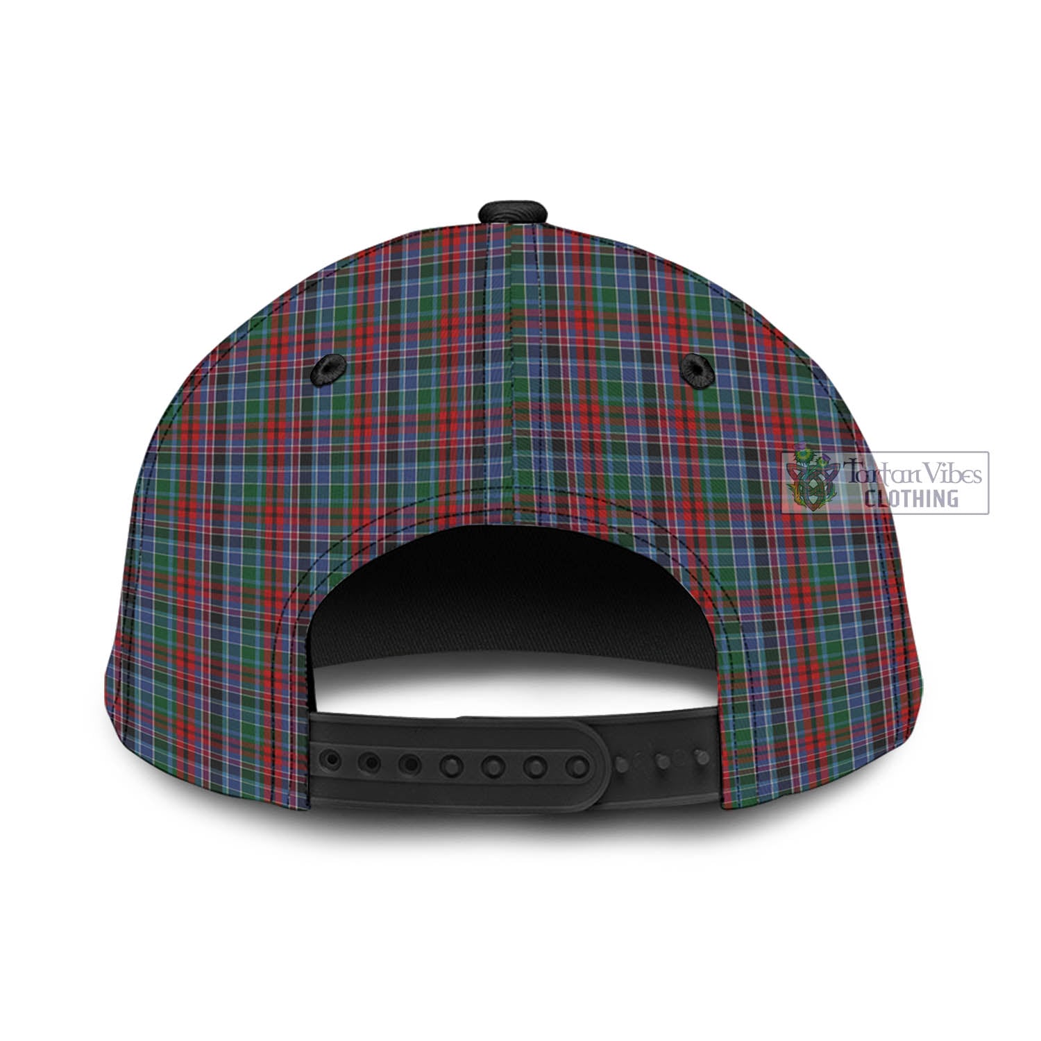 Tartan Vibes Clothing Gordon Red Tartan Classic Cap with Family Crest In Me Style