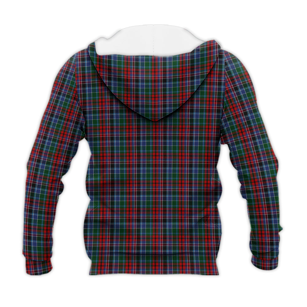 gordon-red-tartan-knitted-hoodie-with-family-crest