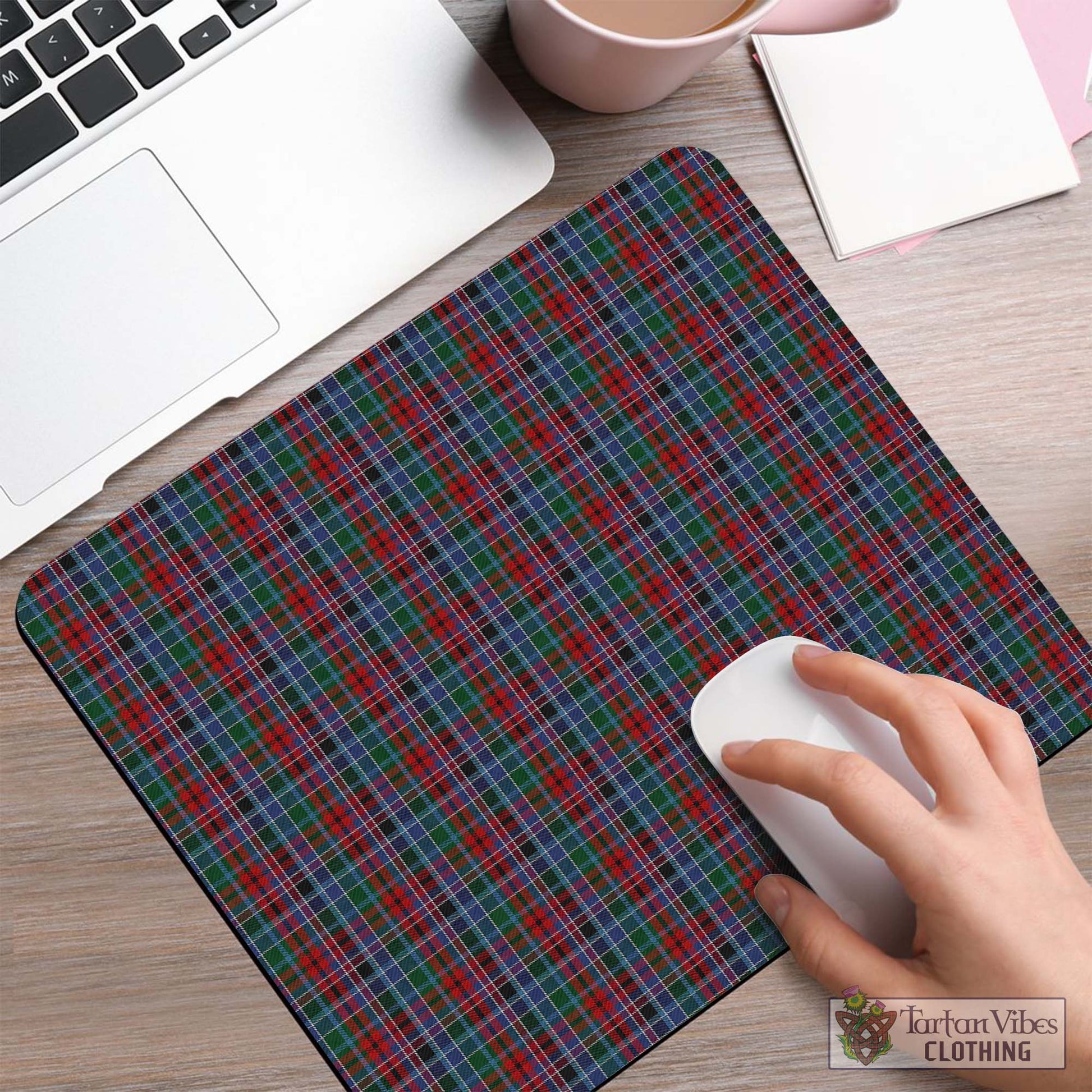 Tartan Vibes Clothing Gordon Red Tartan Mouse Pad