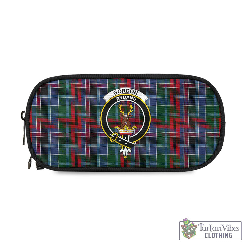 Tartan Vibes Clothing Gordon Red Tartan Pen and Pencil Case with Family Crest