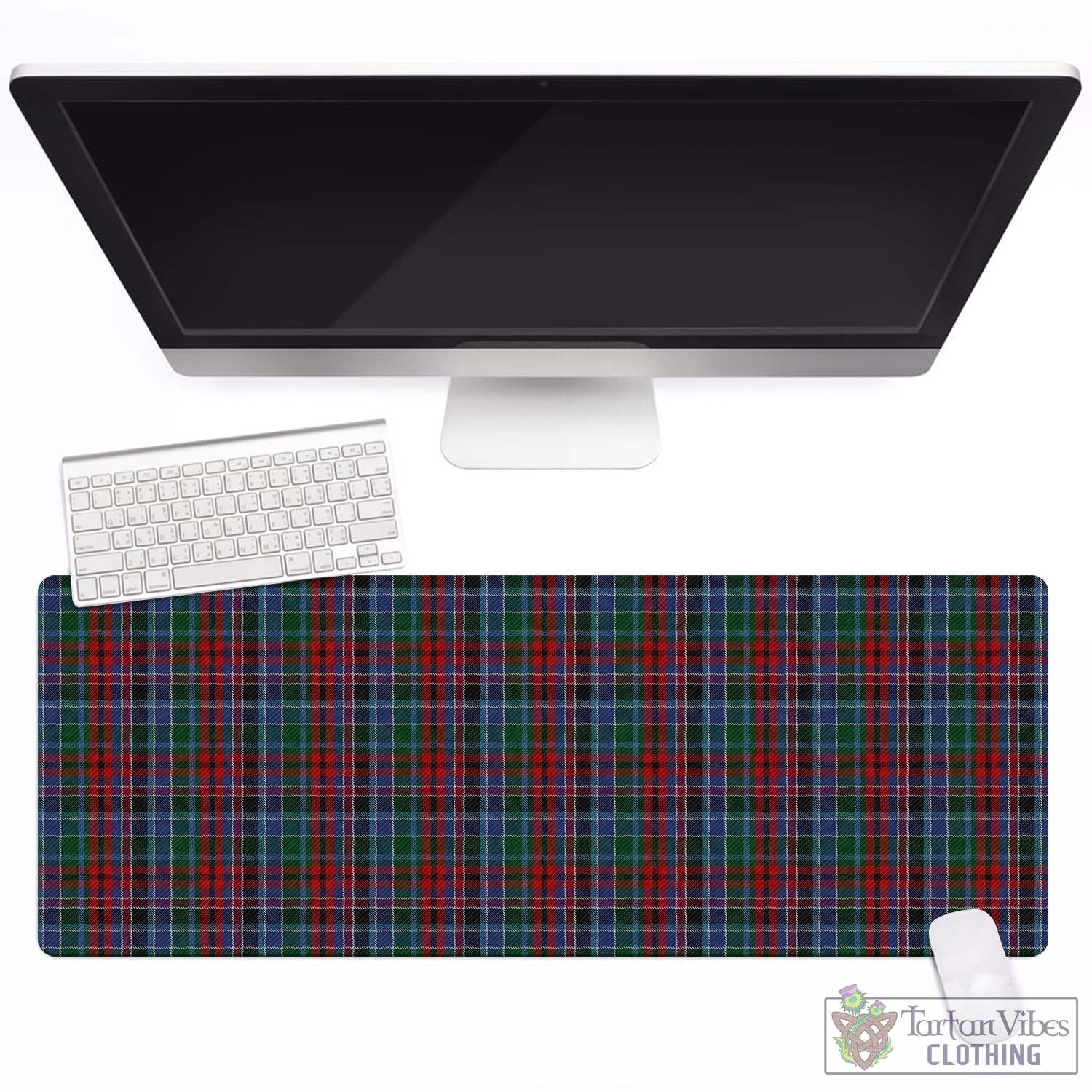 Tartan Vibes Clothing Gordon Red Tartan Mouse Pad