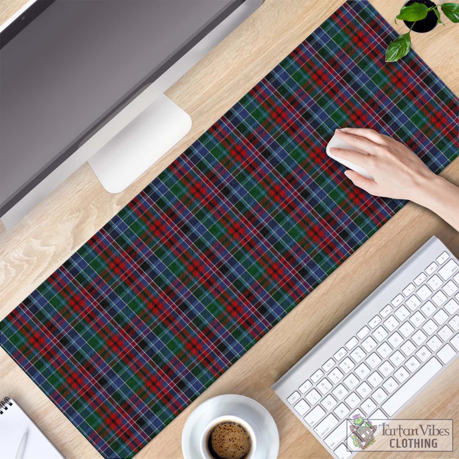 Tartan Vibes Clothing Gordon Red Tartan Mouse Pad