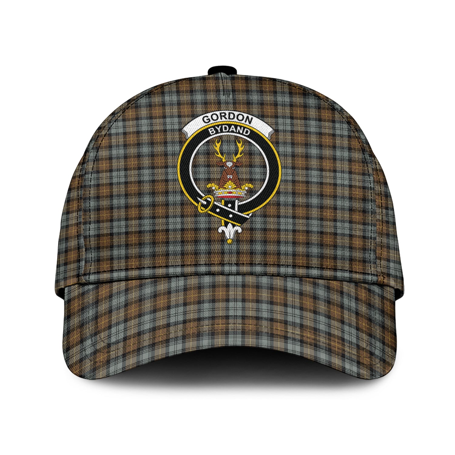 Gordon Weathered Tartan Classic Cap with Family Crest Classic Cap Universal Fit - Tartan Vibes Clothing