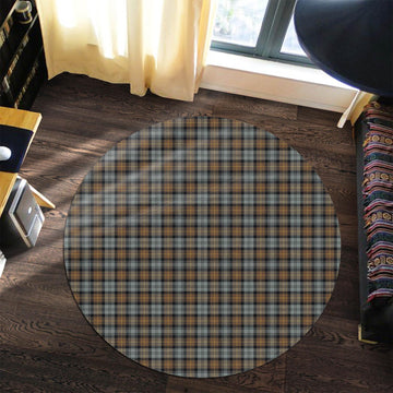 Gordon Weathered Tartan Round Rug