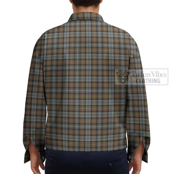 Gordon Weathered Tartan Unisex Lapel Cotton Jacket