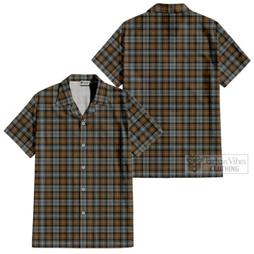 Gordon Weathered Tartan Cotton Hawaiian Shirt