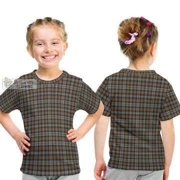 Gordon Weathered Tartan Kid T-Shirt