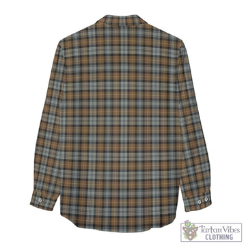 Gordon Weathered Tartan Women's Casual Shirt with Family Crest