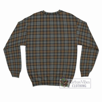 Gordon Weathered Tartan Sweatshirt with Family Crest DNA In Me Style