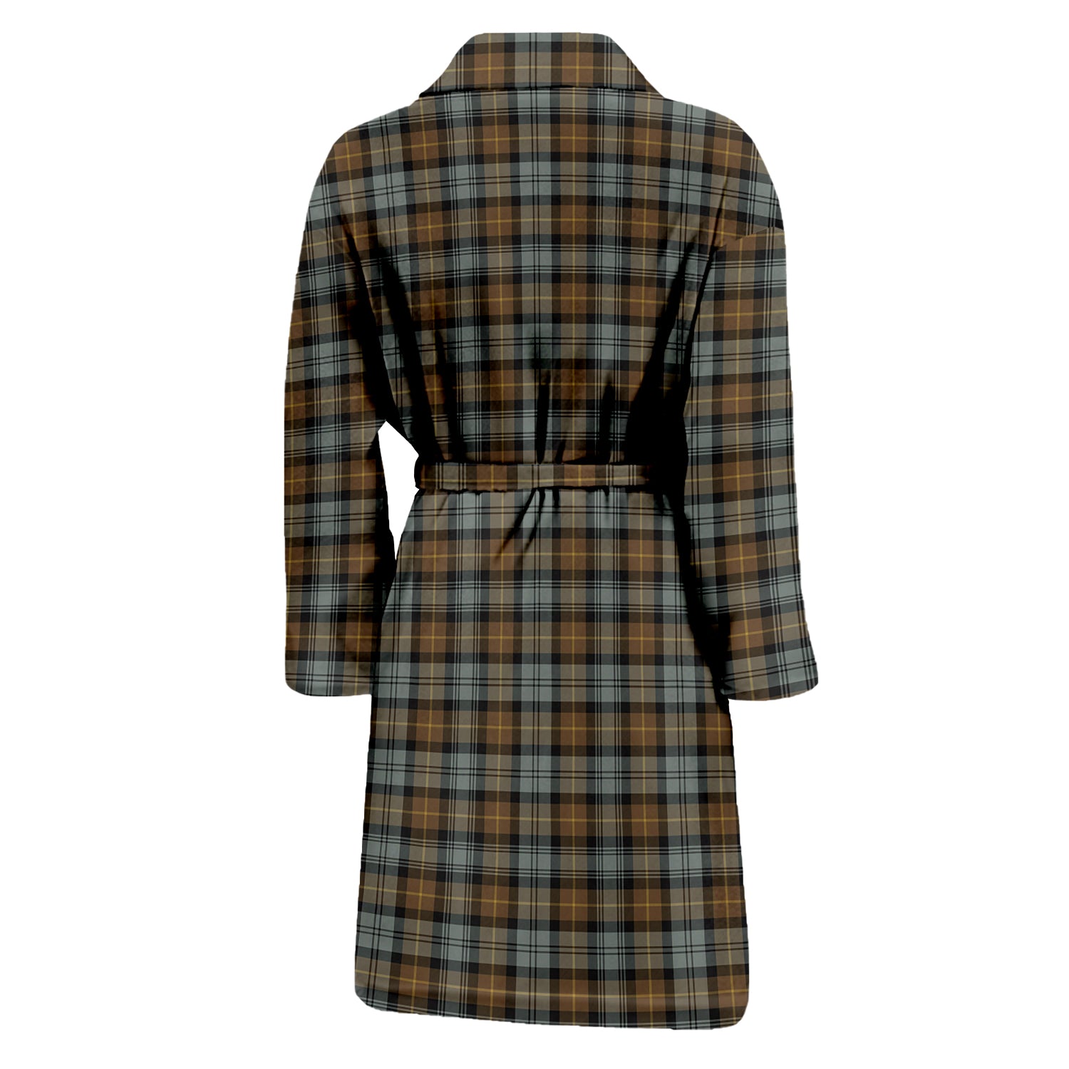 Gordon Weathered Tartan Bathrobe with Family Crest - Tartan Vibes Clothing