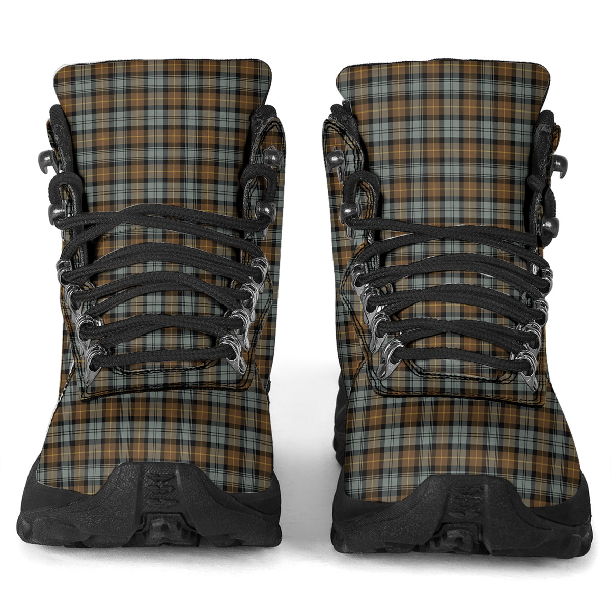 Gordon Weathered Tartan Alpine Boots - Tartanvibesclothing