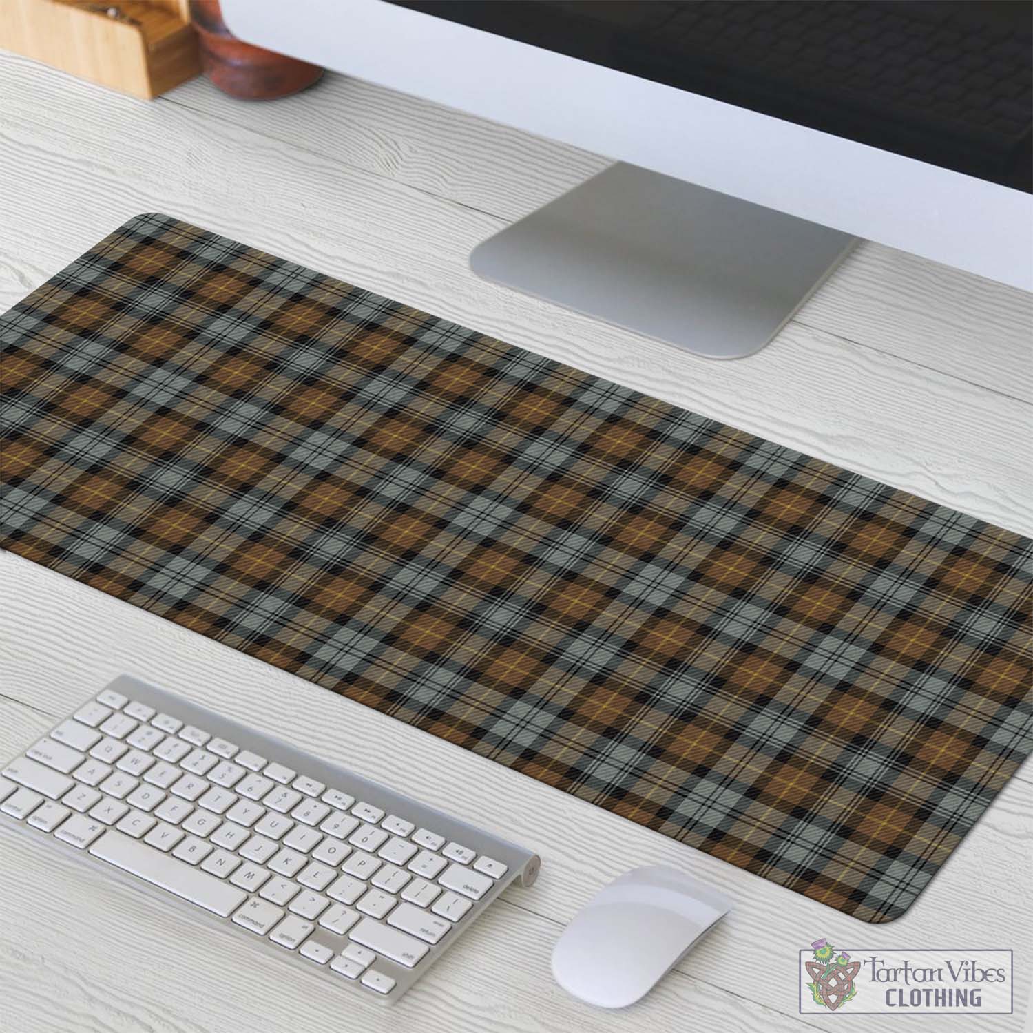 Tartan Vibes Clothing Gordon Weathered Tartan Mouse Pad