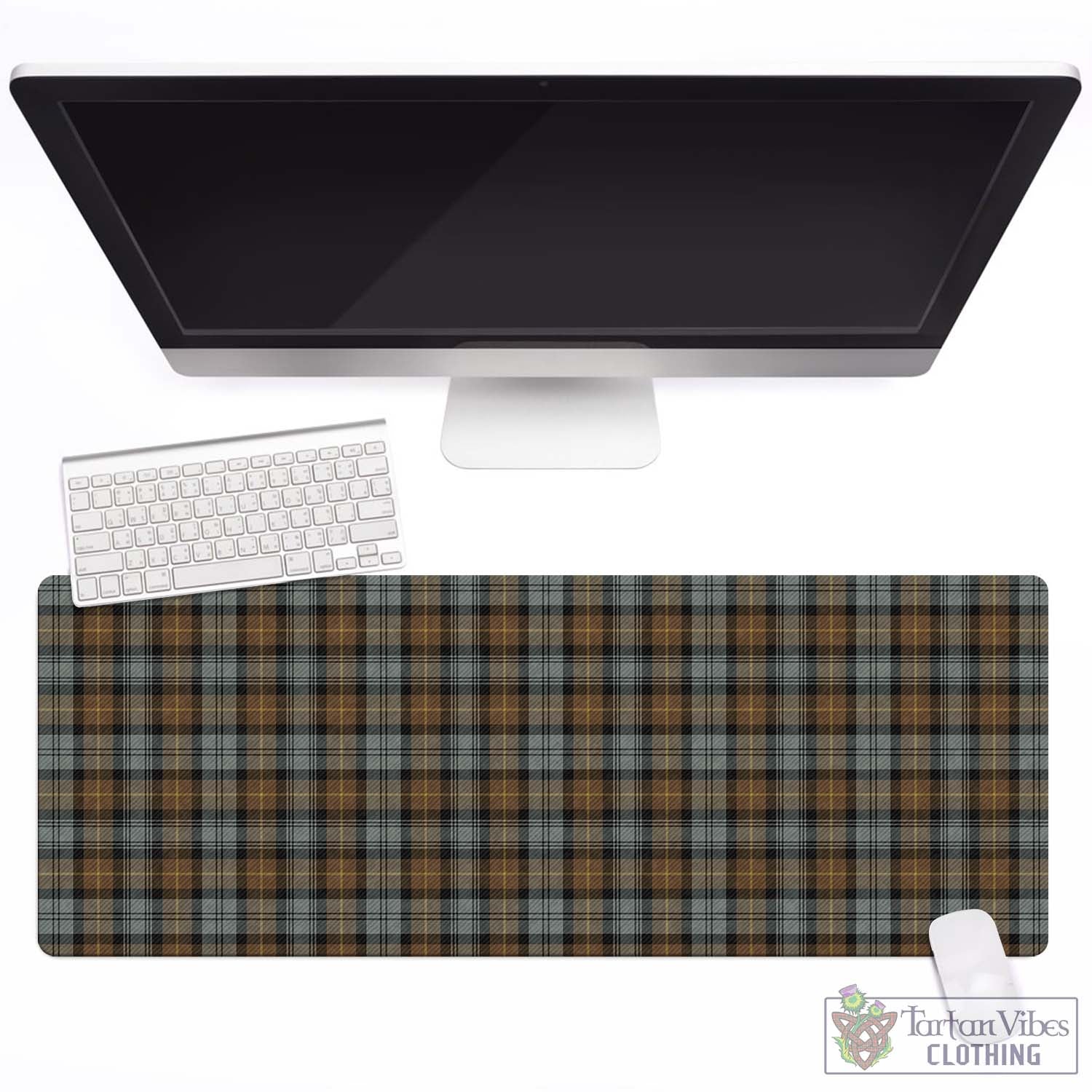 Tartan Vibes Clothing Gordon Weathered Tartan Mouse Pad