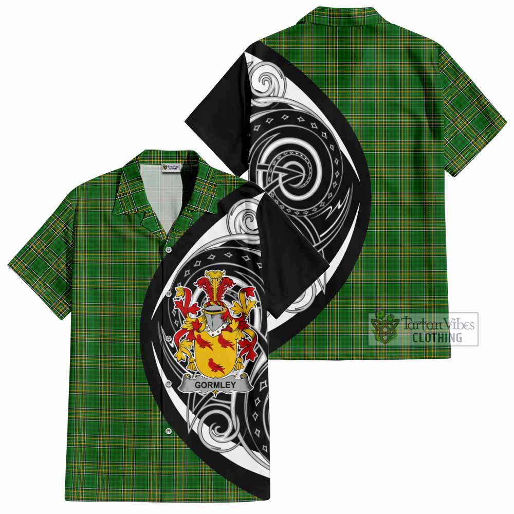 Gormley Irish Clan Hawaiian Shirt Celtic Circle Style - Tartan Vibes Clothing