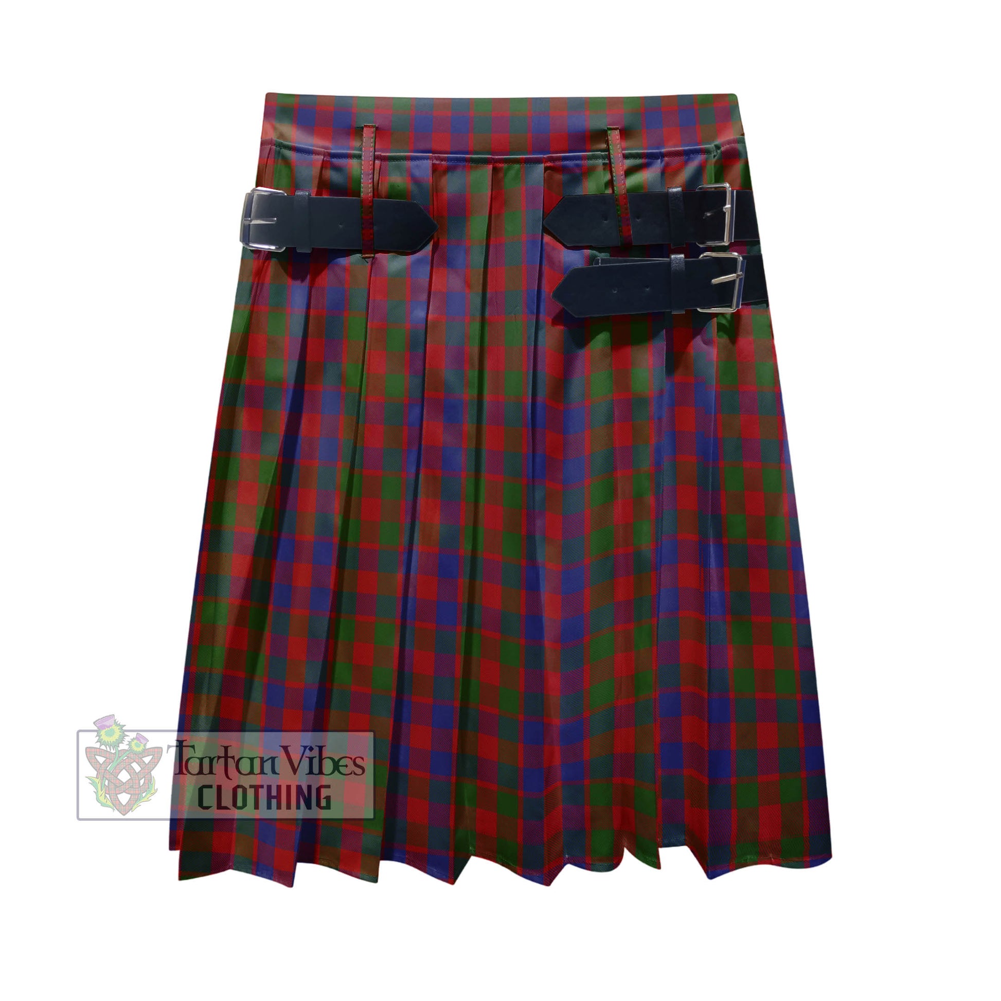 Tartan Vibes Clothing Gow Tartan Men's Pleated Skirt - Fashion Casual Retro Scottish Style