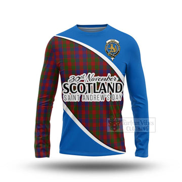 Gow Family Crest Tartan Long Sleeve T-Shirt Celebrate Saint Andrew's Day in Style