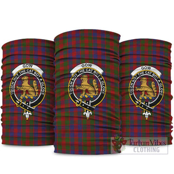 Gow Tartan Neck Gaiters, Tartan Bandanas, Tartan Head Band with Family Crest