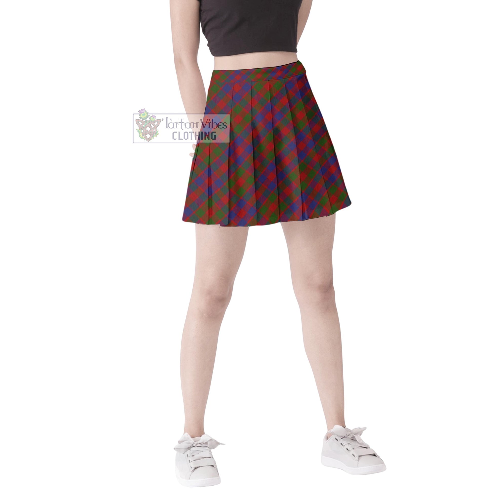 Tartan Vibes Clothing Gow Tartan Women's Plated Mini Skirt