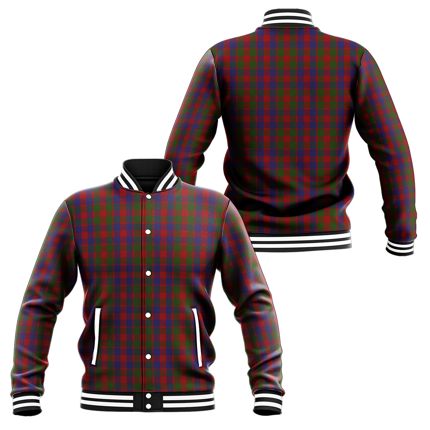 Gow Tartan Baseball Jacket Unisex - Tartan Vibes Clothing