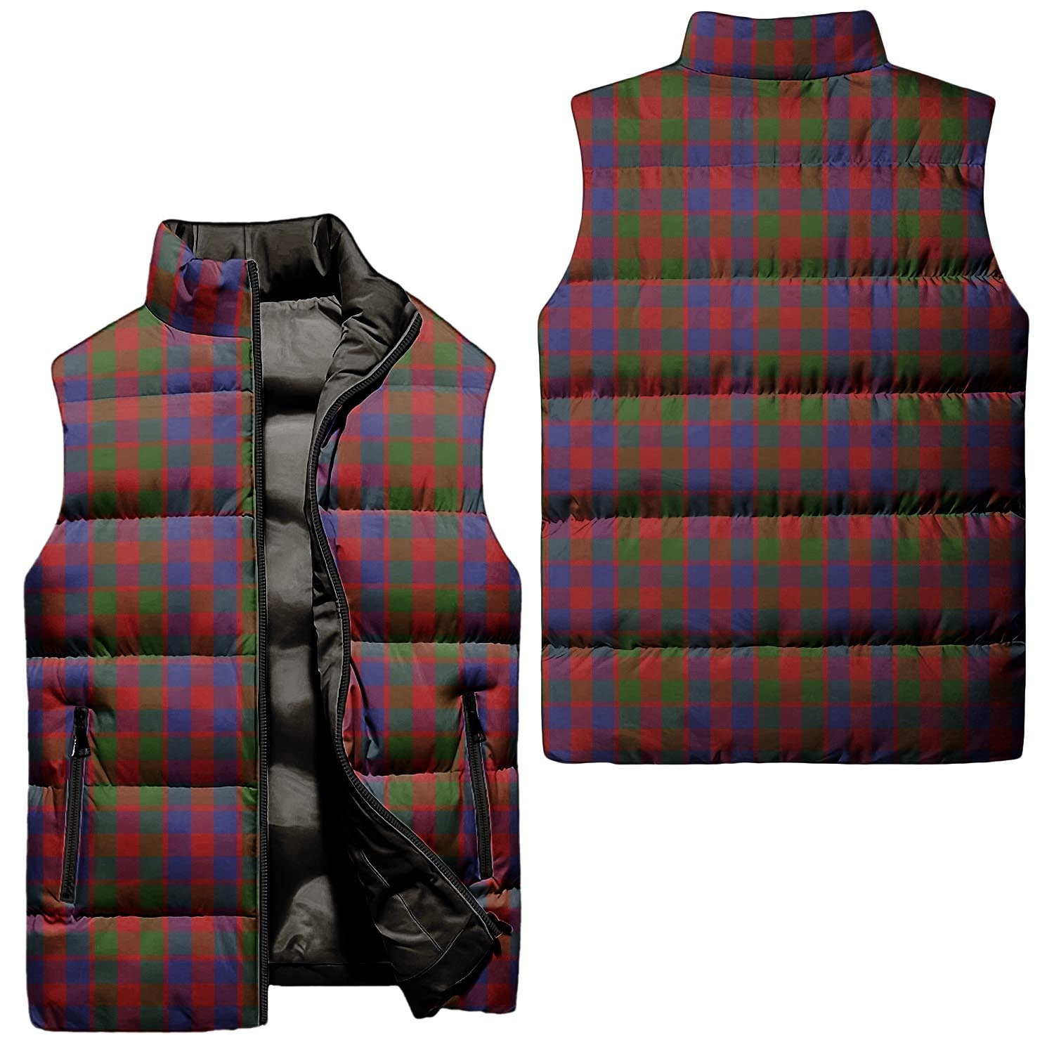 Gow Tartan Sleeveless Puffer Jacket Unisex - Tartanvibesclothing