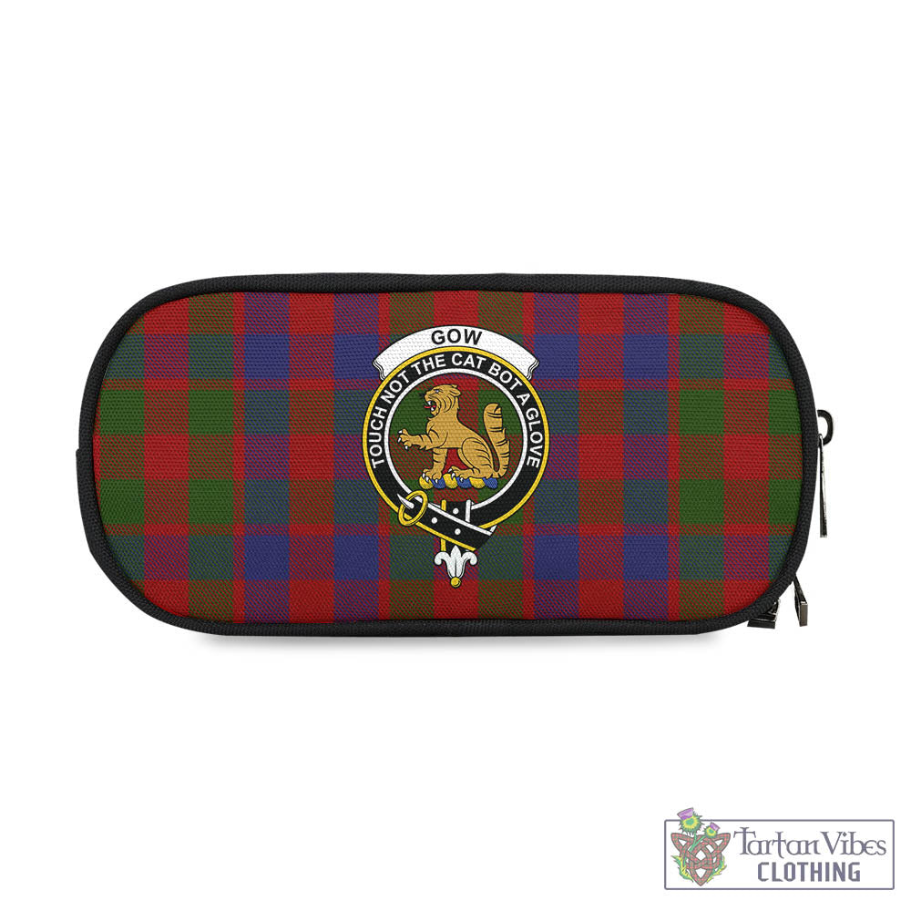 Tartan Vibes Clothing Gow Tartan Pen and Pencil Case with Family Crest