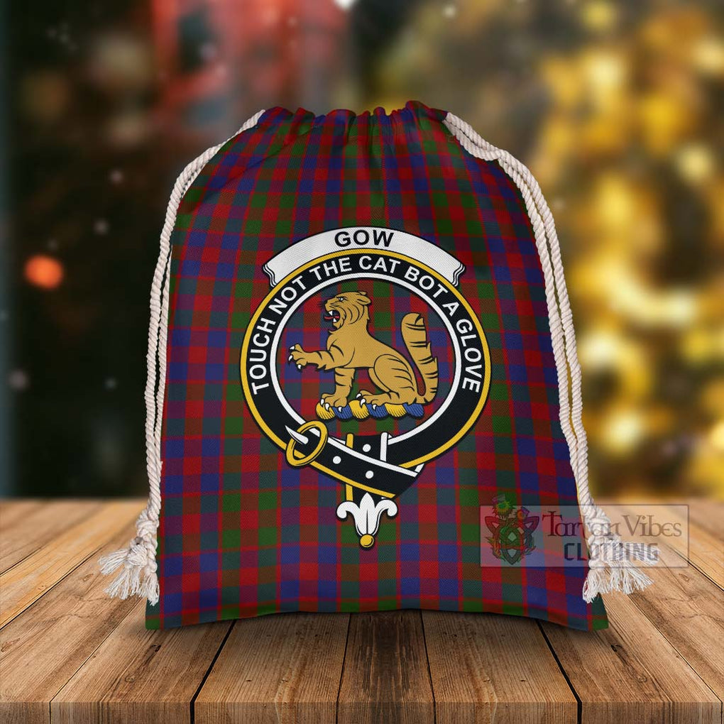 Tartan Vibes Clothing Gow Tartan Christmas Santa's Bag with Family Crest