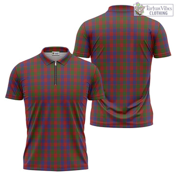 Gow Tartan Zipper Polo Shirt