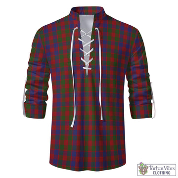 Gow Tartan Men's Scottish Traditional Jacobite Ghillie Kilt Shirt