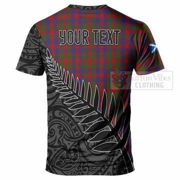 Gow Crest Tartan T-Shirt with New Zealand Silver Fern Half Style