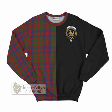 Gow Tartan Sweatshirt with Family Crest and Half Of Me Style