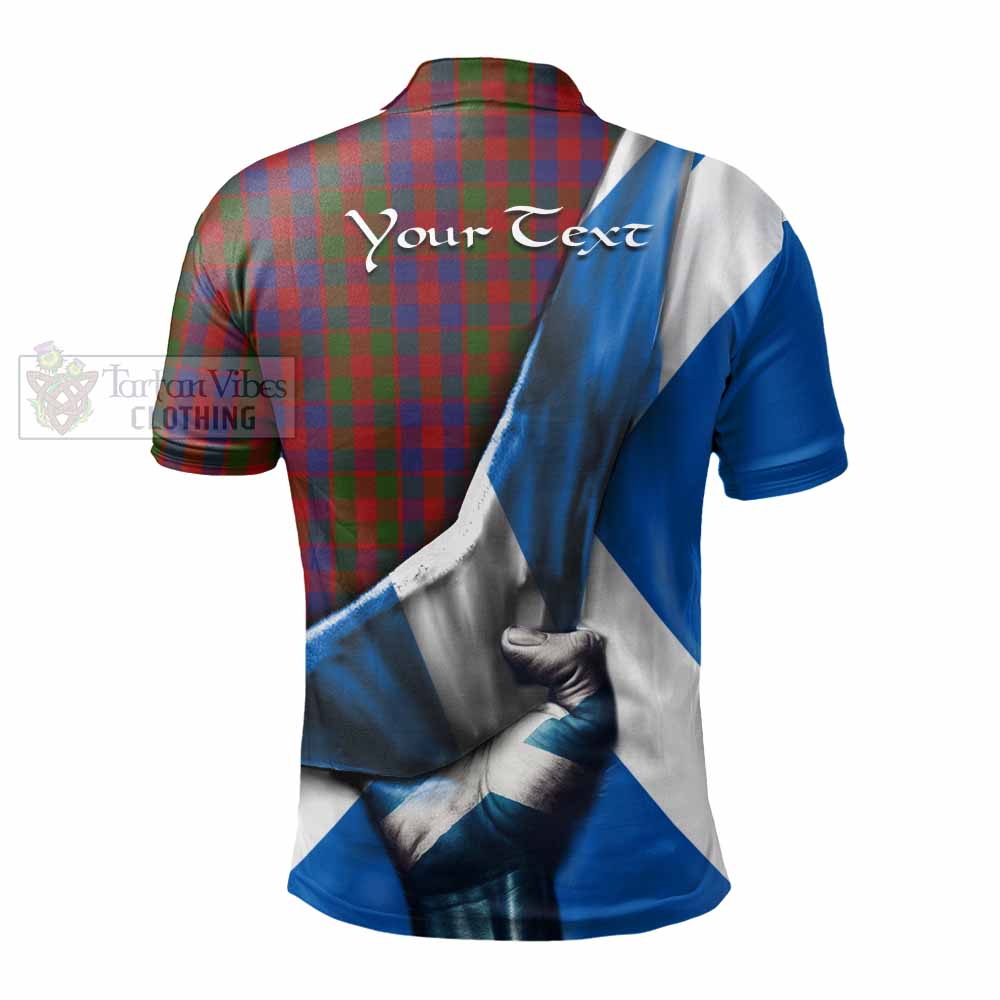 Tartan Vibes Clothing Gow Tartan Polo Shirt with Family Crest Scotland Patriotic Style