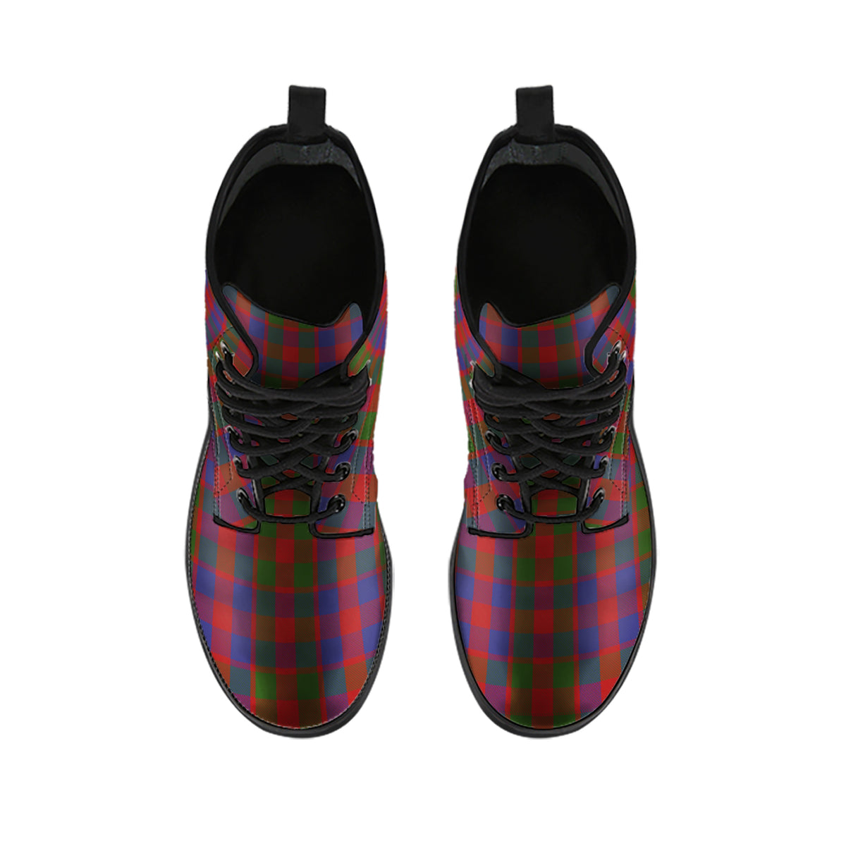 Gow Tartan Leather Boots - Tartan Vibes Clothing