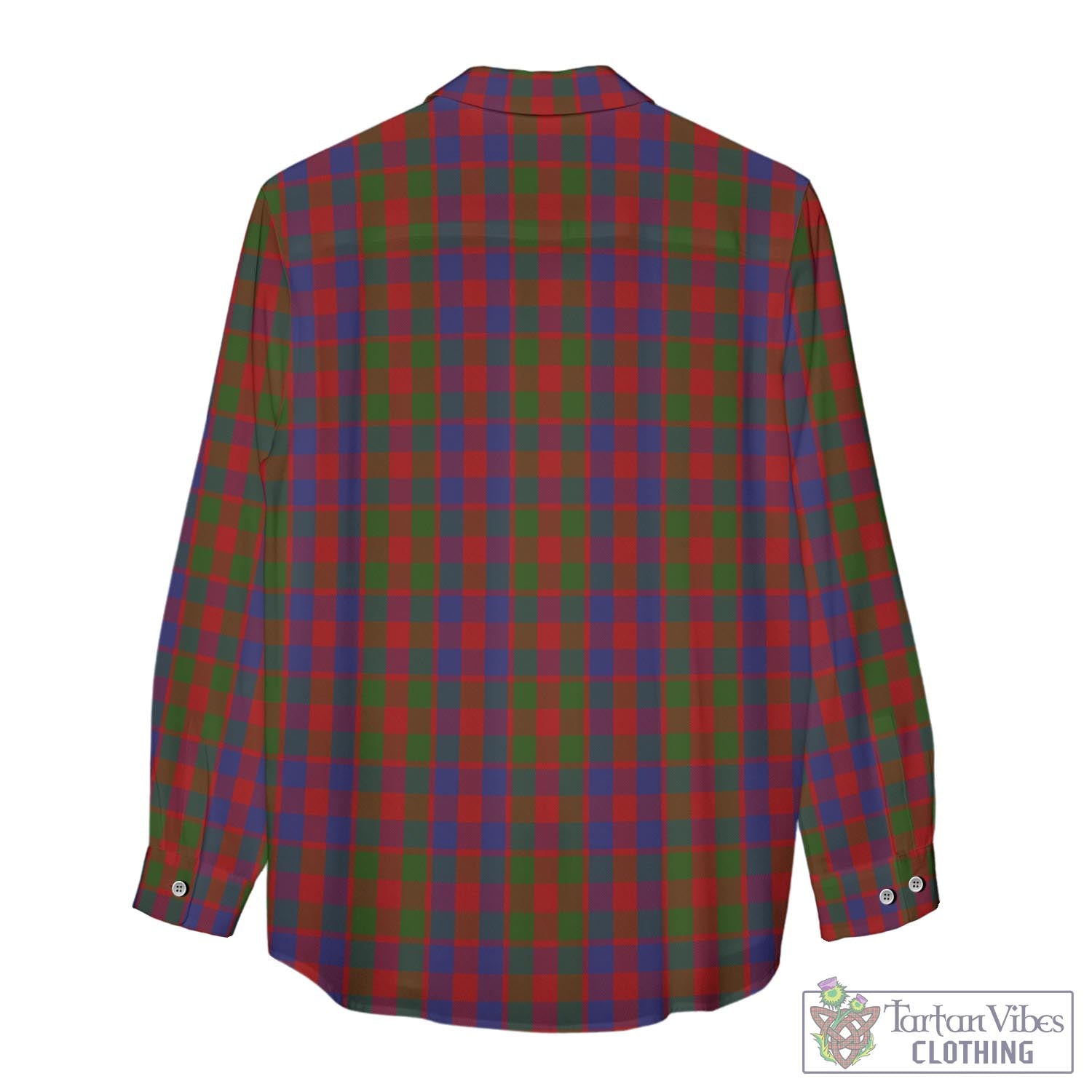 Tartan Vibes Clothing Gow Tartan Womens Casual Shirt with Family Crest