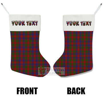 Gow Tartan Christmas Stocking with Personalized Text