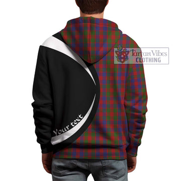 Gow Tartan Hoodie with Family Crest Circle Style - Tartan Vibes Clothing