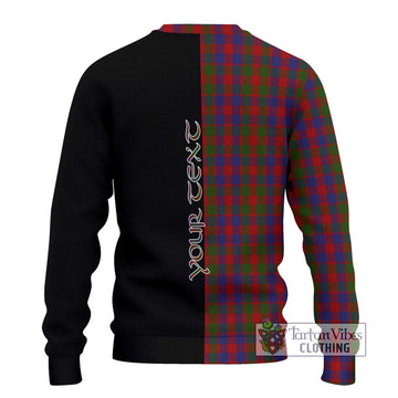 Gow Tartan Ugly Sweater with Family Crest and Half Of Me Style