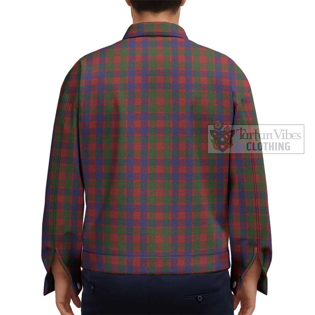 Gow Tartan Unisex Lapel Cotton Jacket - Tartan Vibes Clothing