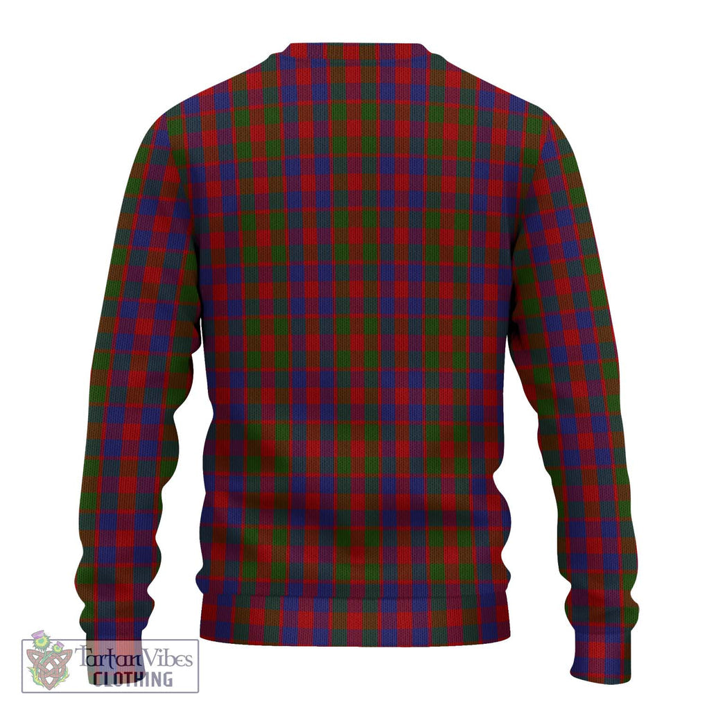 Gow Tartan Knitted Sweater with Family Crest DNA In Me Style - Tartanvibesclothing Shop